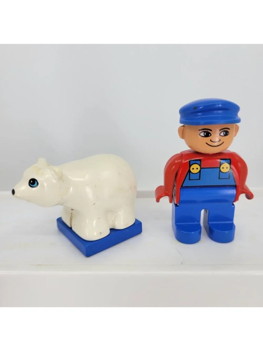 Vintage Lego Duplo Lot - Family Mom Dad Kids Baby Dog Clown PlayPen Polar Bear